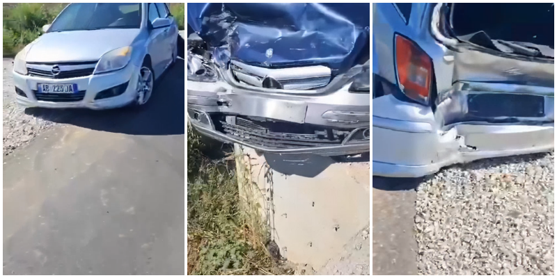 “Benzi” përplas “Opelin”, shoferi merr targat dhe zhduket: S’pyet për 4 të plagosurit