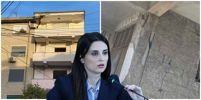 Ndërtesa në Durrës në prag të shembjes, banorët: Do na zërë poshtë se mezi mbahet