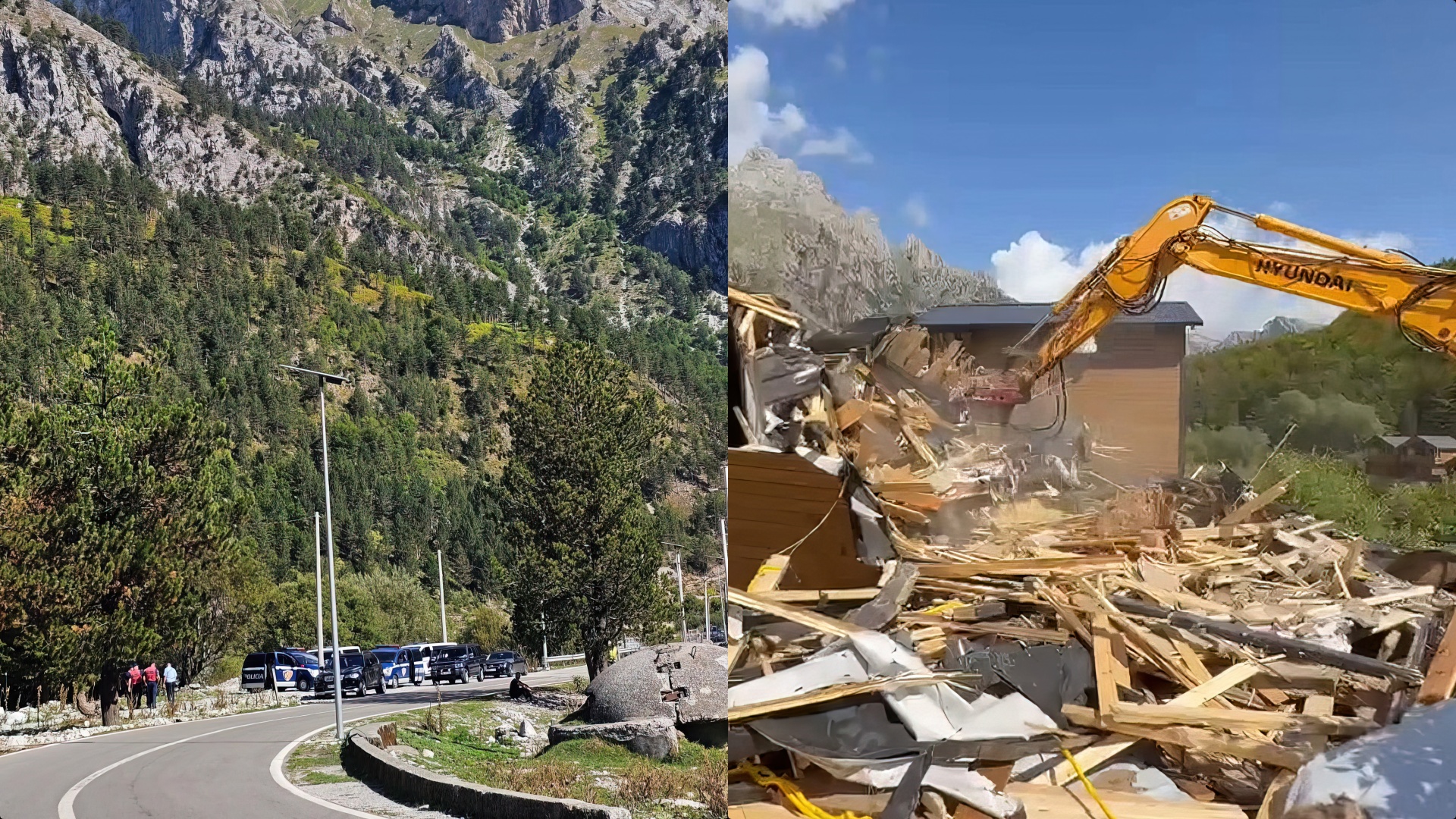 Pas Thethit radhën e ka Valbona, IKMT nis aksionin e shembjeve