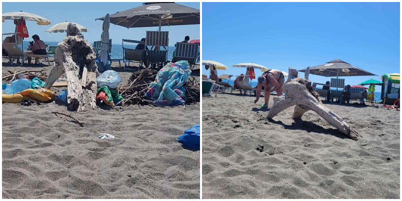 Plehrat “pushtojnë” plazhin e Velipojës, pushuesit nga Kosova i mbledhin vetë