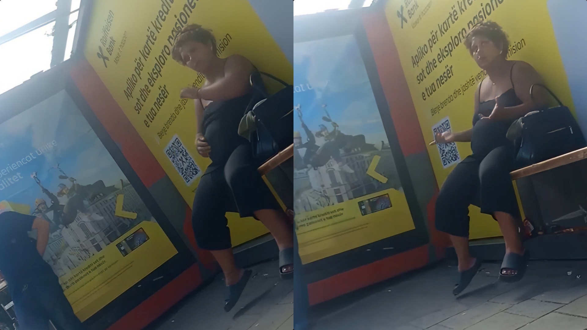 Bërtet me të madhe dhe qëllon veten, zonja ka nevojë për ndihmë