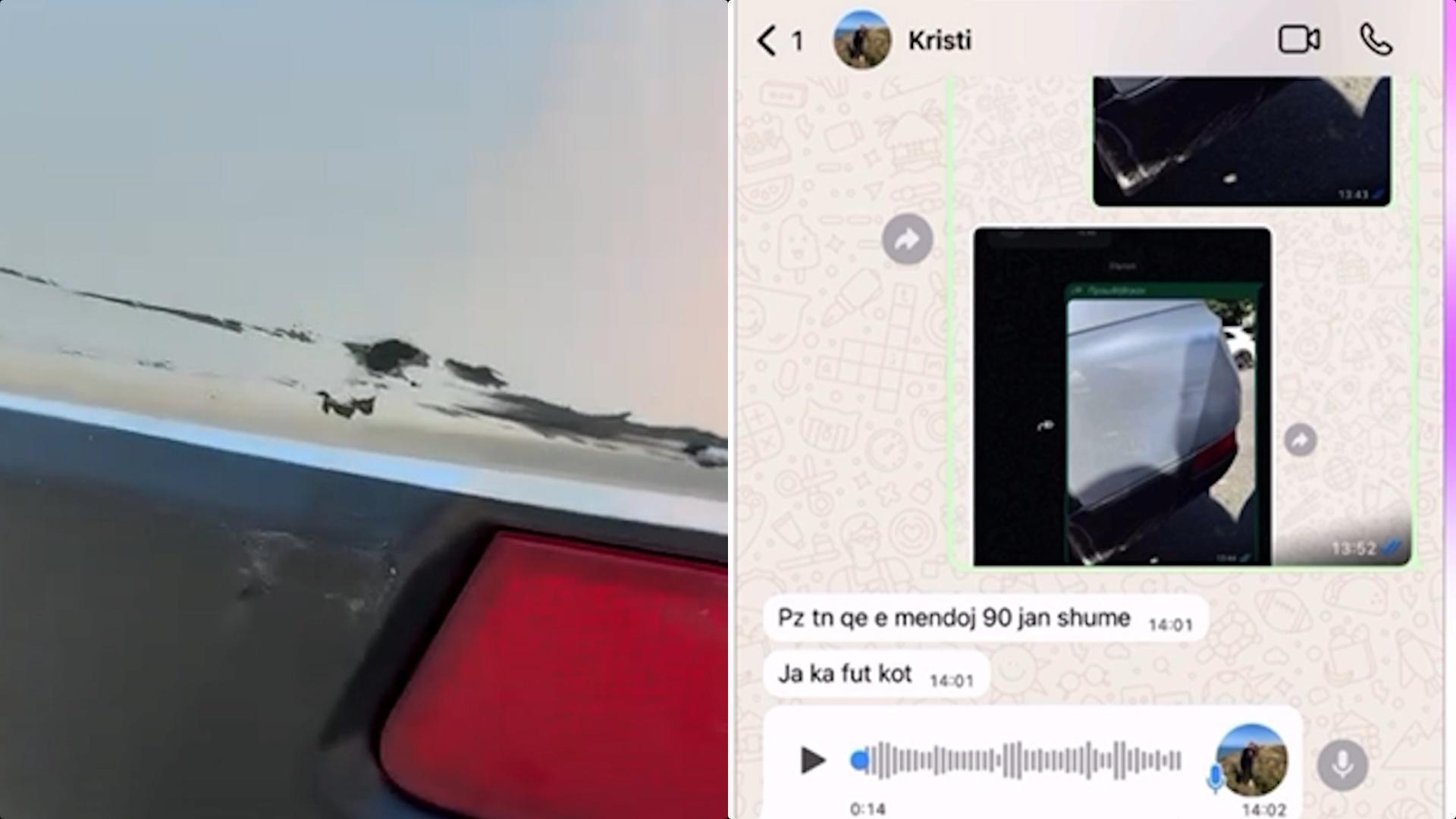 I gërvishti makinën, Kristi qytetares: Kokërr leku nuk të jap