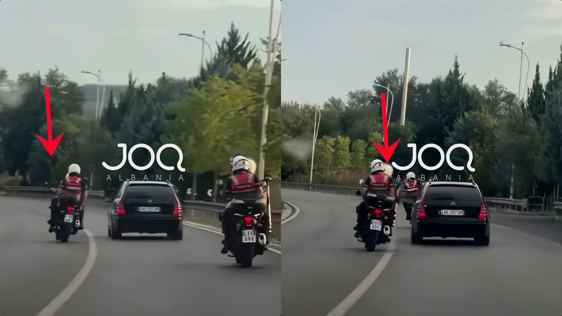 Policët e Shqiponjave mërziten pas ‘Benz-it’, futen në parakalim të gabuar