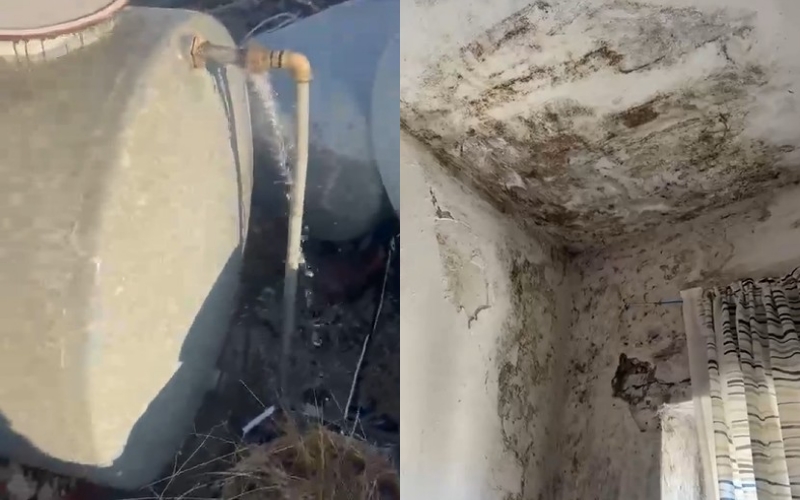 Lagështia rrezikon pallatin në Vlorë, banorët kërkojnë zgjidhje nga bashkia