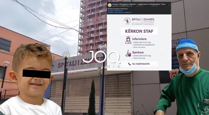 Spitali ku Briani bëri ndërhyrjen fatale kërkon infermiere më pak se 35-vjeçe