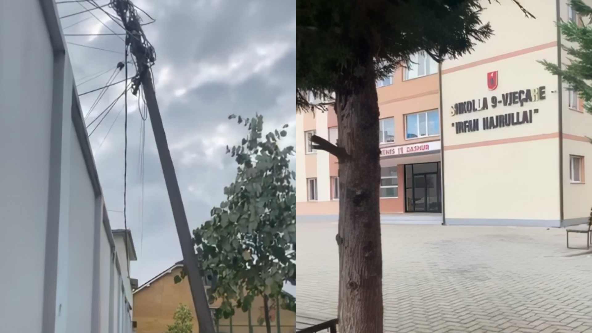 Shtylla elektrike rrezikon nxënësit e shkollës 9-vjeçare në Peshkopi