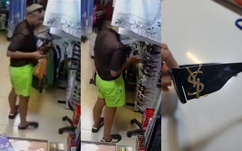 I pashqetësuar, turisti vjedh syzet në mes të ditës në një dyqan në Himarë