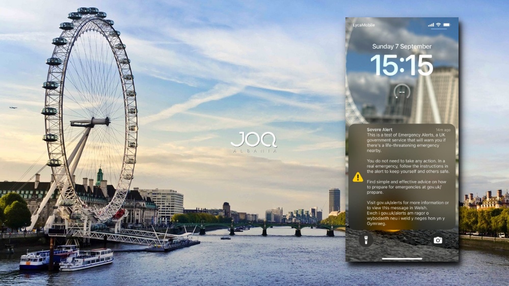 Britania teston sistemin kombëtar të alarmit në telefonat e qytetarëve