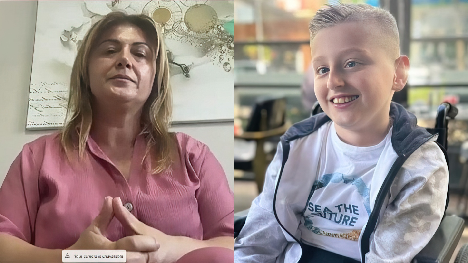 Nëna e Edisonit apel shqiptarëve: Më mundësoni që djali të ecë