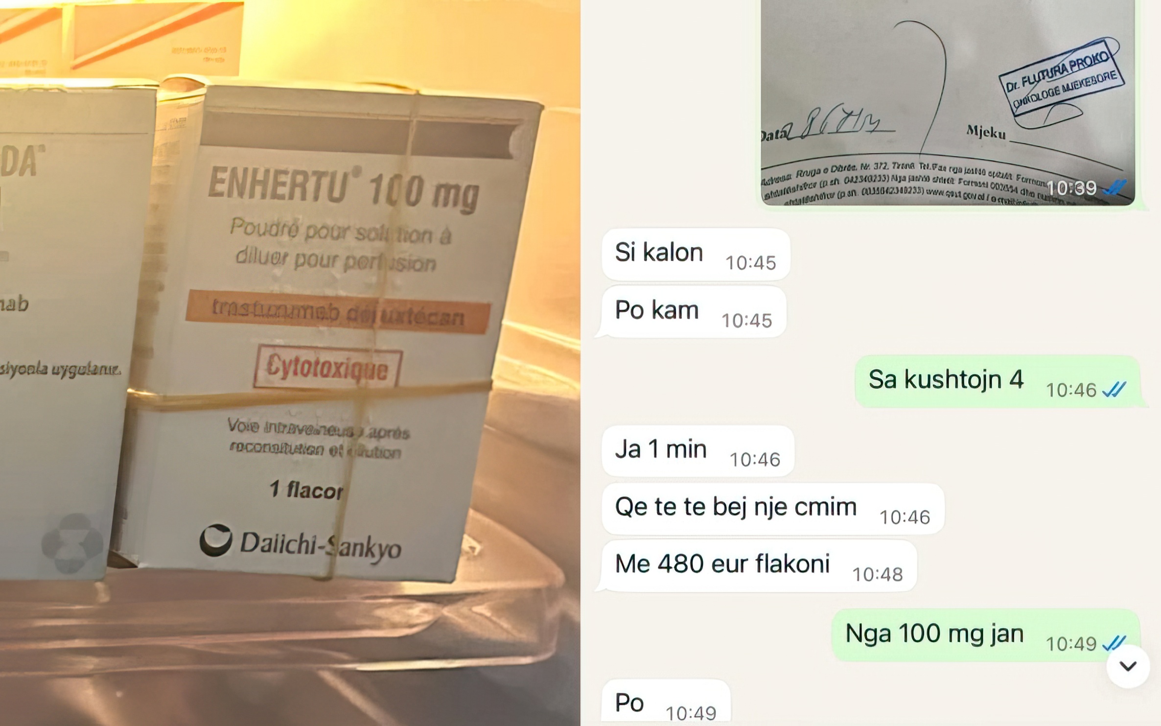 Onkologjiku nuk e ofron, pacientët blejnë 3 herë në javë ilaçin 480 eurosh