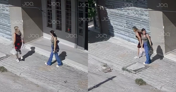 Vajzat hedhin mbeturina para pallatit, koshi vetëm 1 minutë larg
