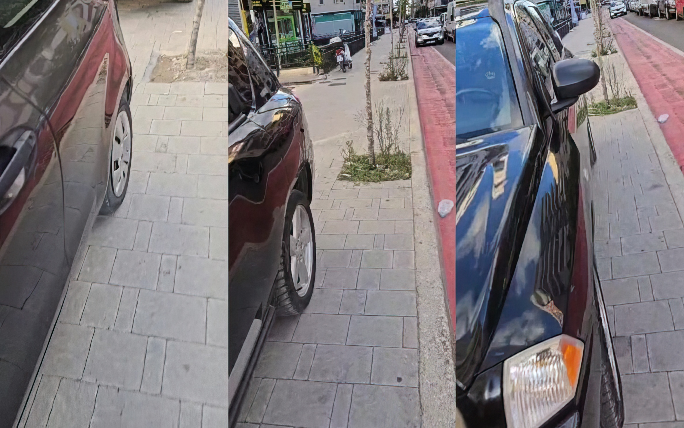 Makinat zaptojnë trotuaret në Astir, nënat me karroca detyrohen të ecin në rrugë