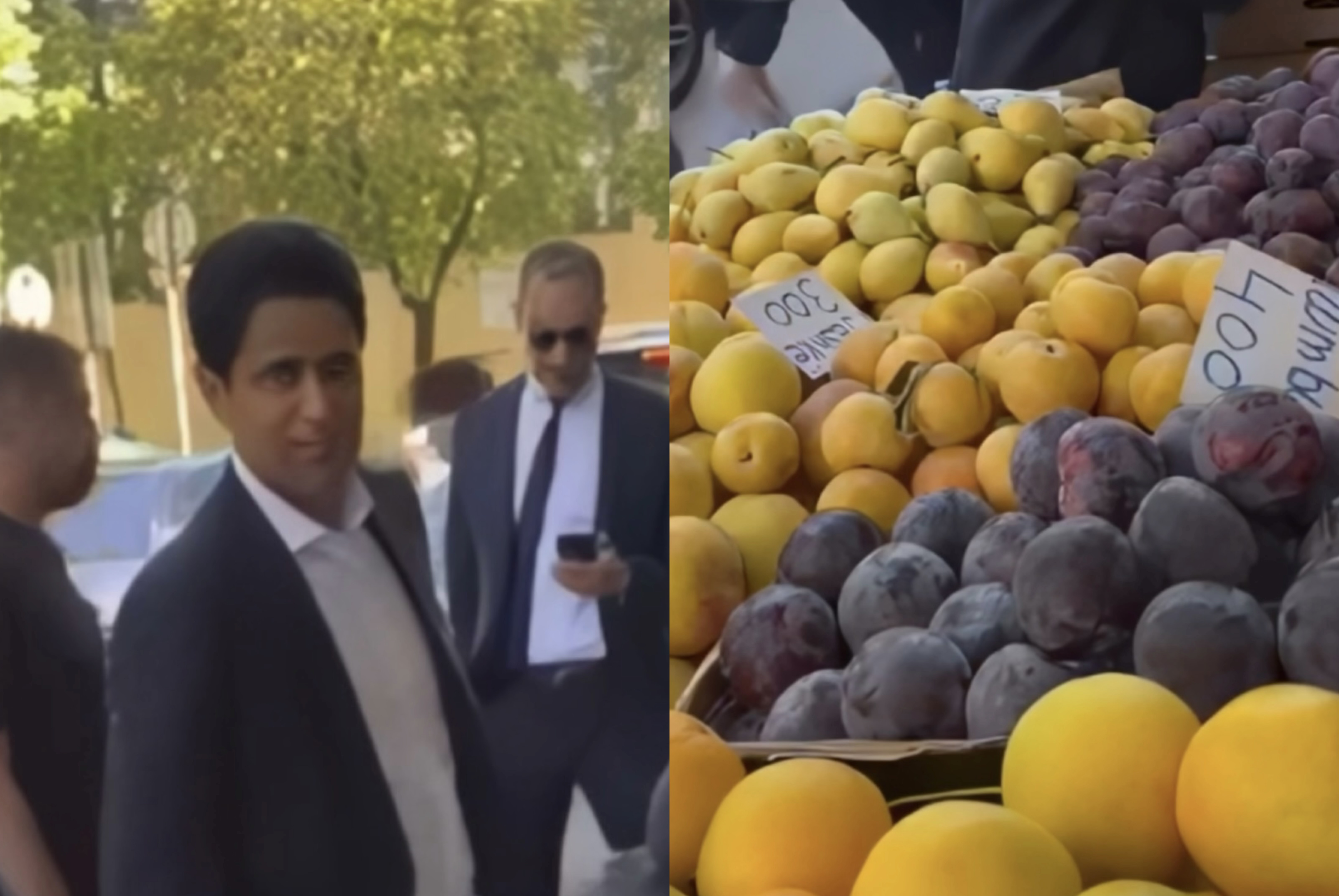 Presidenti miliarder i PSG blen fruta në Tiranë