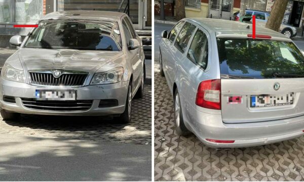 Policia konfiskon një automjet me targa serbe dhe “pajisje të kundërligjshme” në Mitrovicën e Veriut