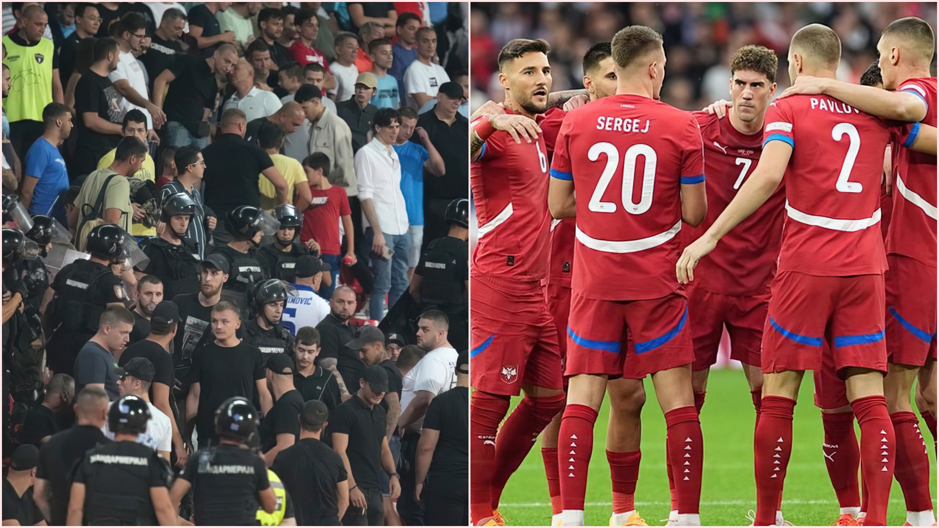 Serbia trembet nga huliganët e saj, kërkesë UEFA-s që ndeshja me Shqipërinë të mbahet në një satdium më të vogël