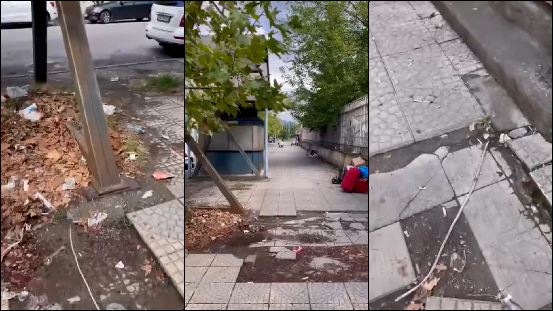 Shkodër, qytetar sinjalizon rrezikun nga një kabëll elektrik pranë spitalit