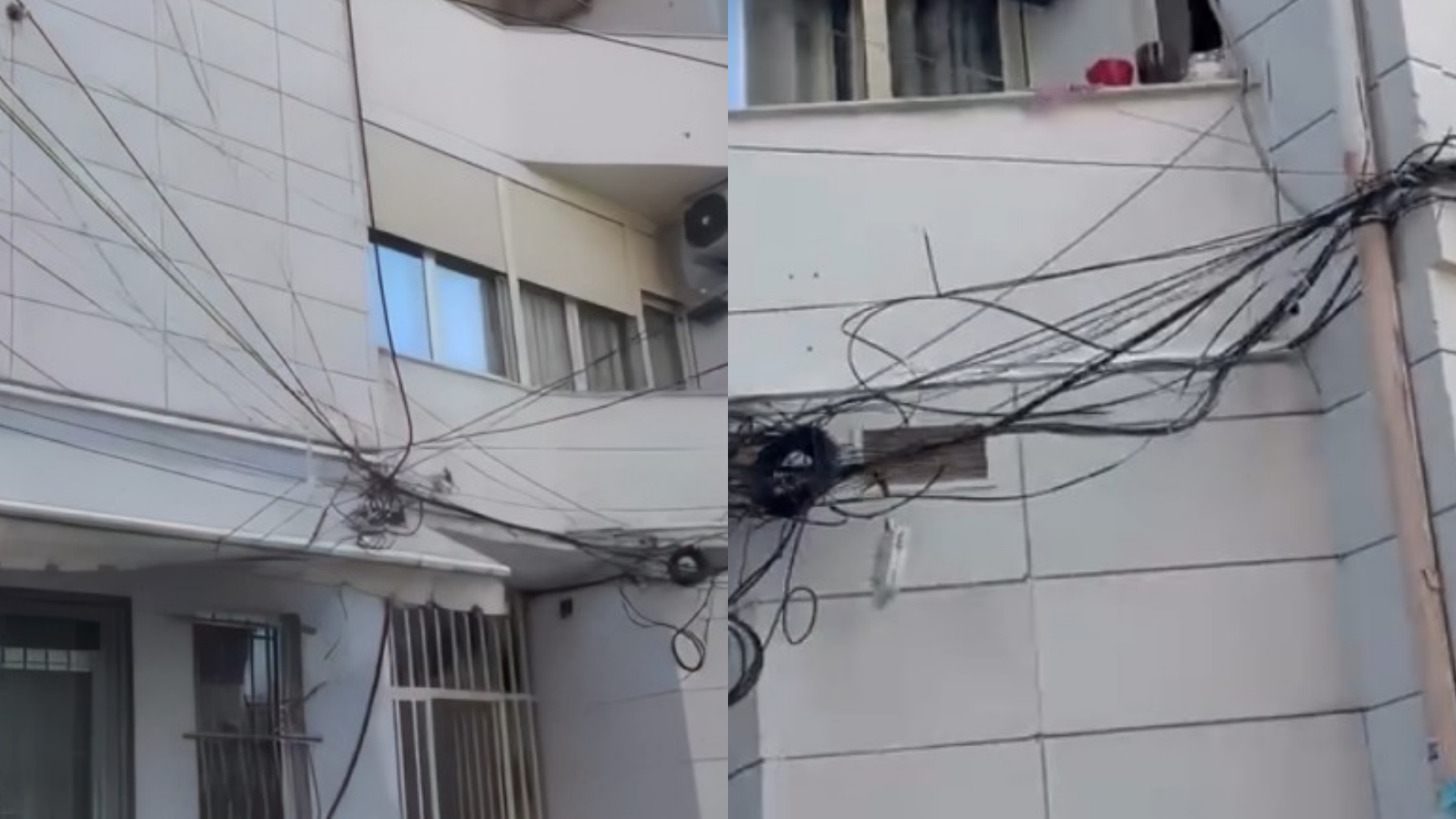 Kabllot dhe aparaturat e rrezikshme te “Kongresi i Tiranës” kërcënojnë jetën e qytetarëve