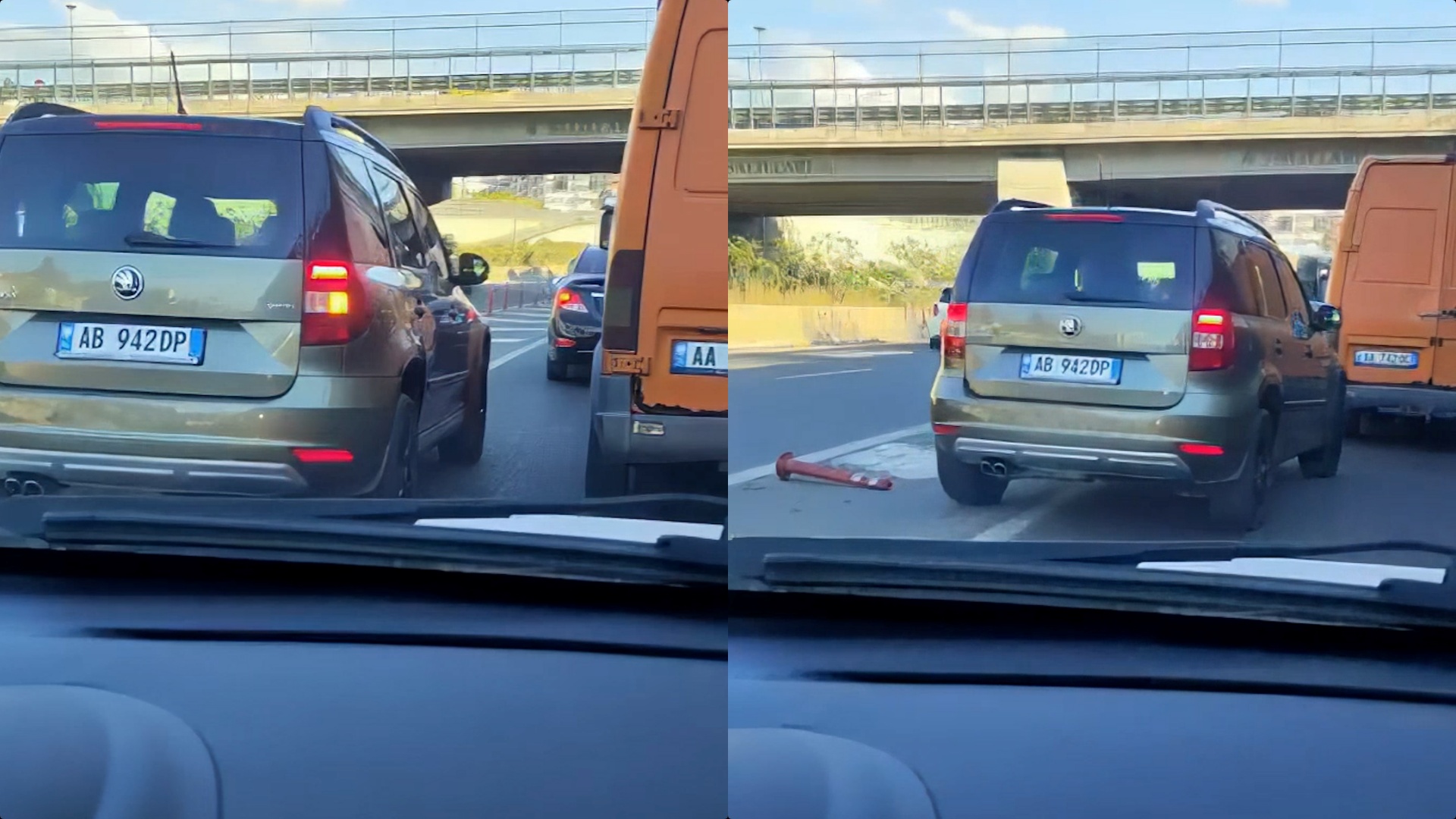 Shoferi i paduruar bllokohet teksa tenton të shmangë trafikun