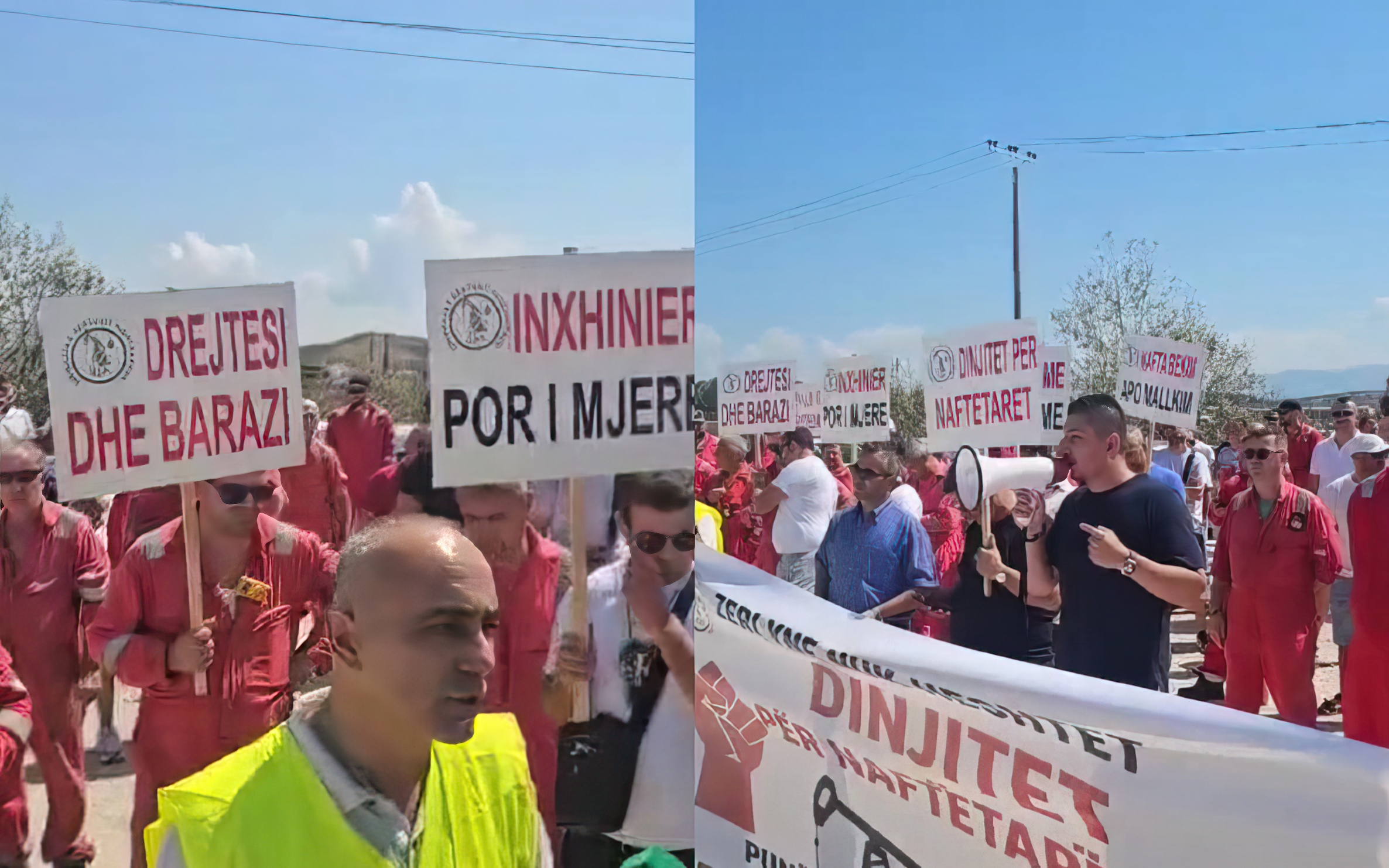 Punonjësit e naftës sërish protestë para Bankers Petroleum: Nëse nuk rriten pagat do shkojmë në grevë