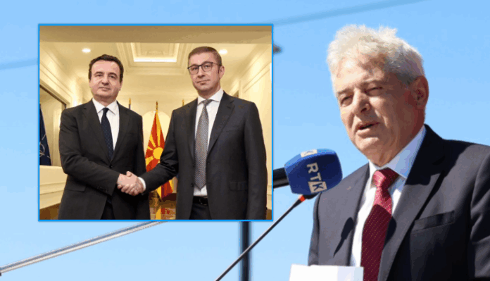 Ahmeti: Kurti ka marrë anën e politikave antishqiptare të Mickoskit