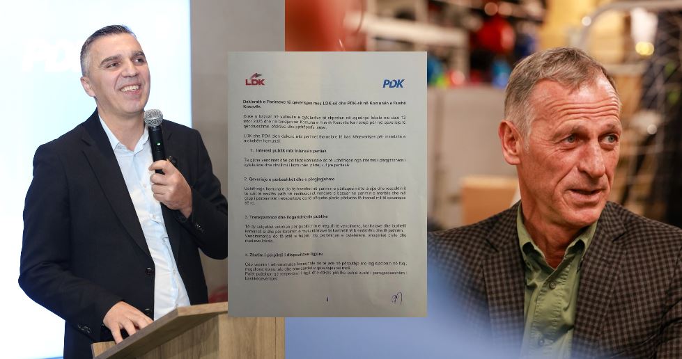 Publikohen 8 pikat e marrëveshjes mes LDK-së e PDK-së në Fushë Kosovë