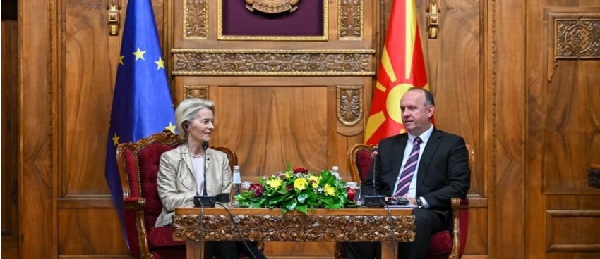 Gashi-Ursula von der Leyen: Slogani i BE-së “të bashkuar në diversitet” e përshkruan më së miri Maqedoninë e Veriut