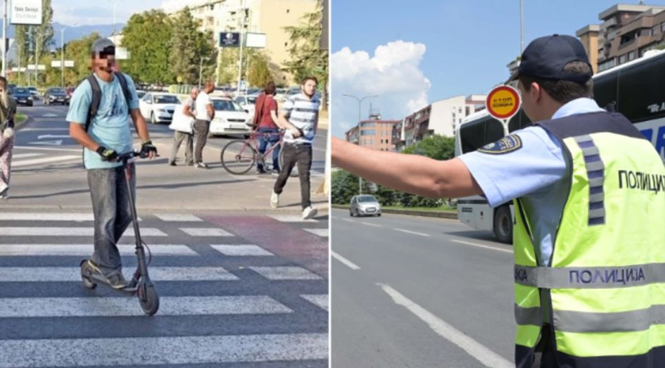 Policia vazhdon me kontrolle, gjoba për tre këmbësorë dhe 26 vozitës të trotinëteve elektrikë