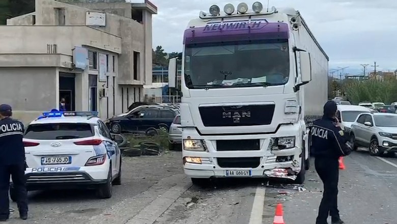 Aksident në aksin Lezhë–Shkodër pranë një shkolle private, një i plagosur