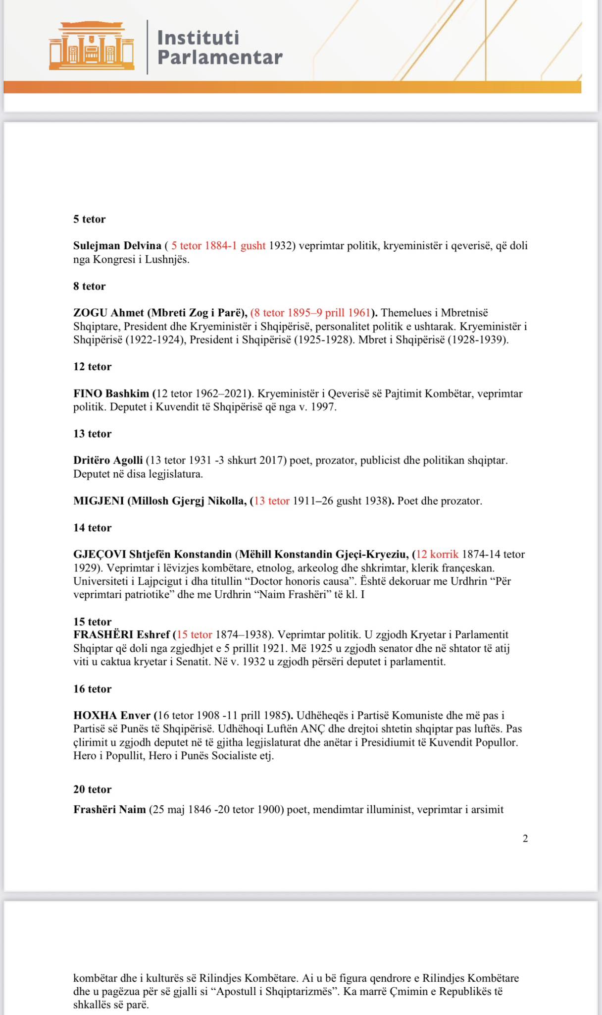 Niko Peleshi shpall Enver Hoxhën “Personalitet Kombëtar”: Hero i Popullit dhe Hero i Punës Socialiste