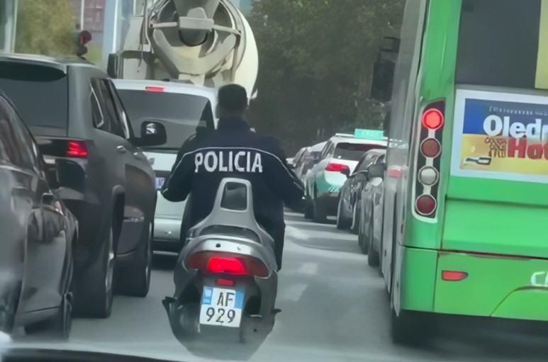 Policia që vendos gjoba, del në rrugë vetë pa kokore