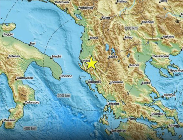 Tërmet me magnitudë 4.2 ballë në Këlcyrë