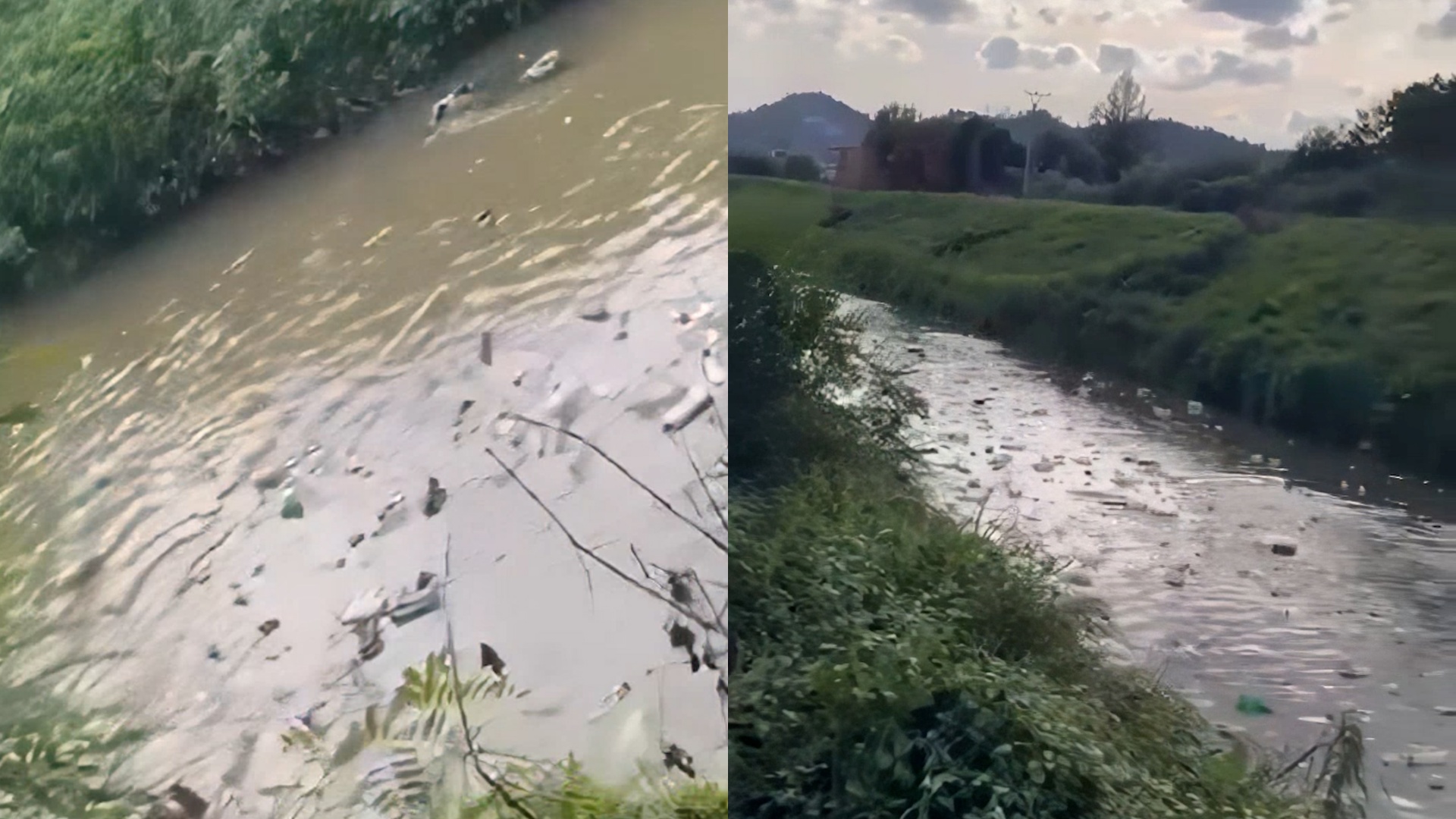 Masakër mjedisore, lumi “Lana” mbulohet nga mbeturinat