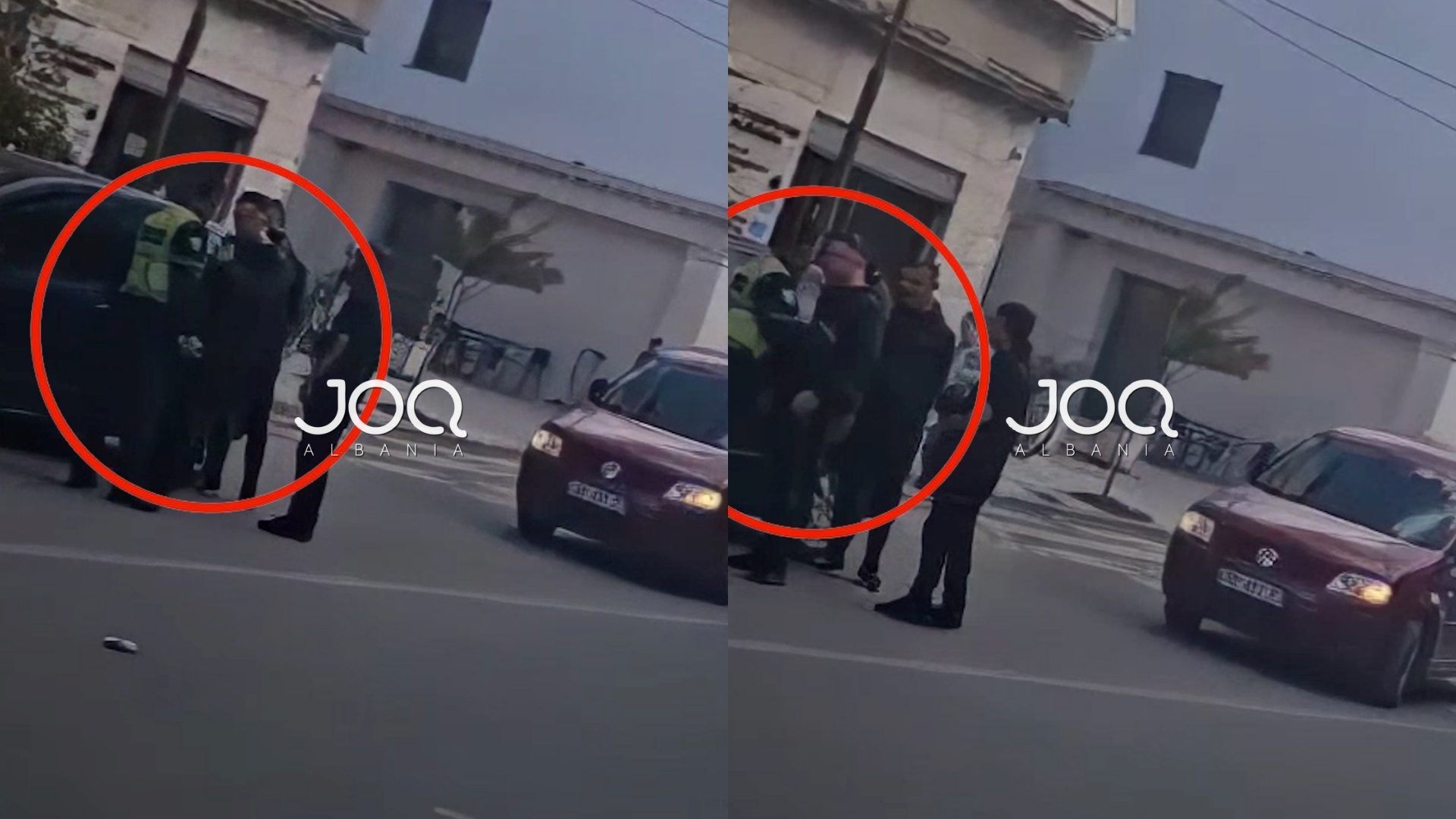 Qytetari godet policin: Hiqe uniformën dhe dalim