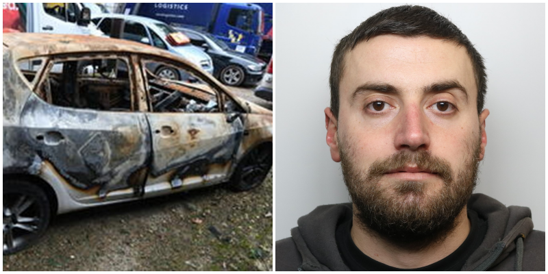 Shqiptari dënohet me 5 vite burg në Angli pas aksidentit të rëndë dhe djegies së makinës