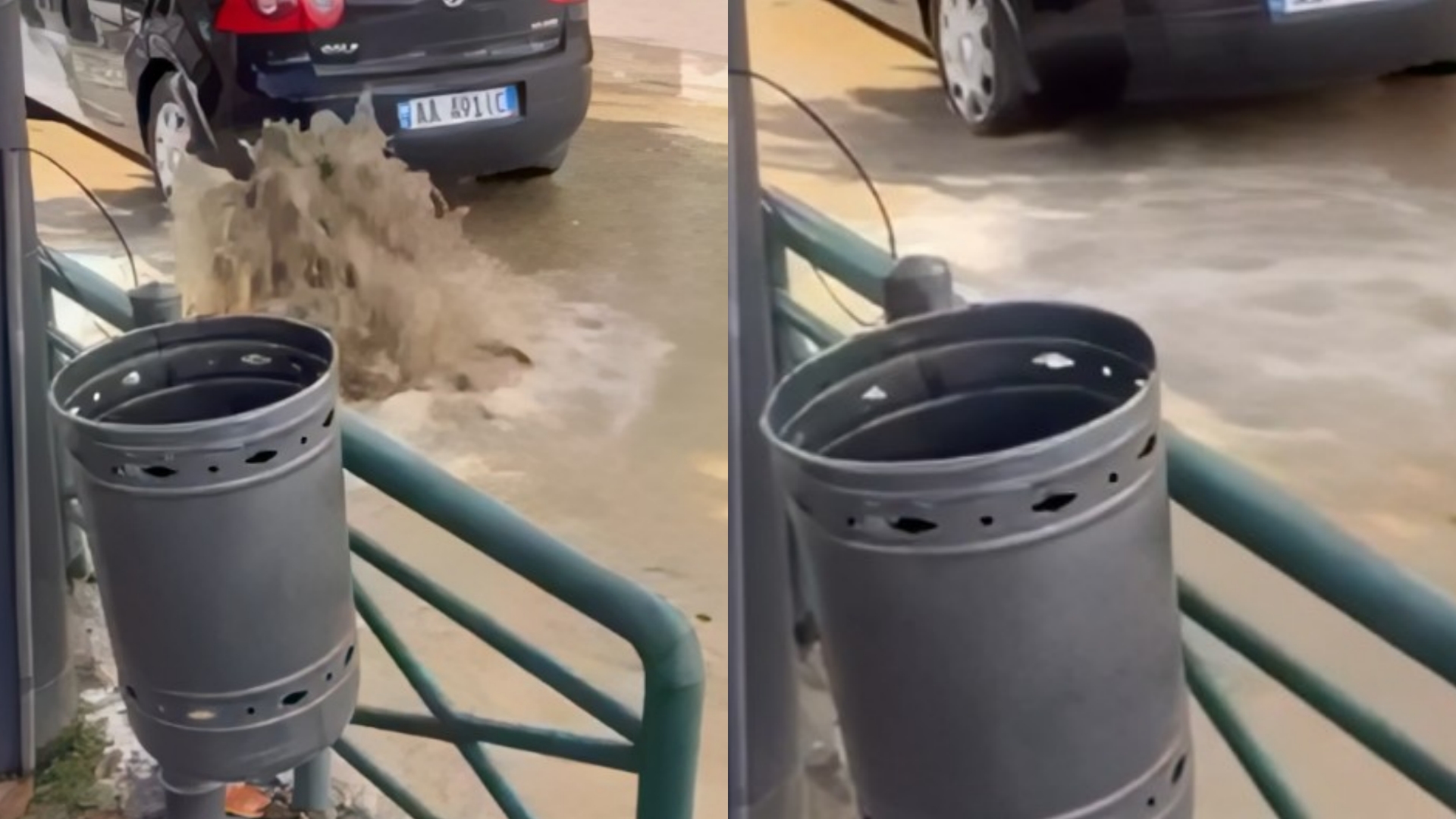 Shpërthen puseta e ujërave në Elbasan  kthehet në shatërvan