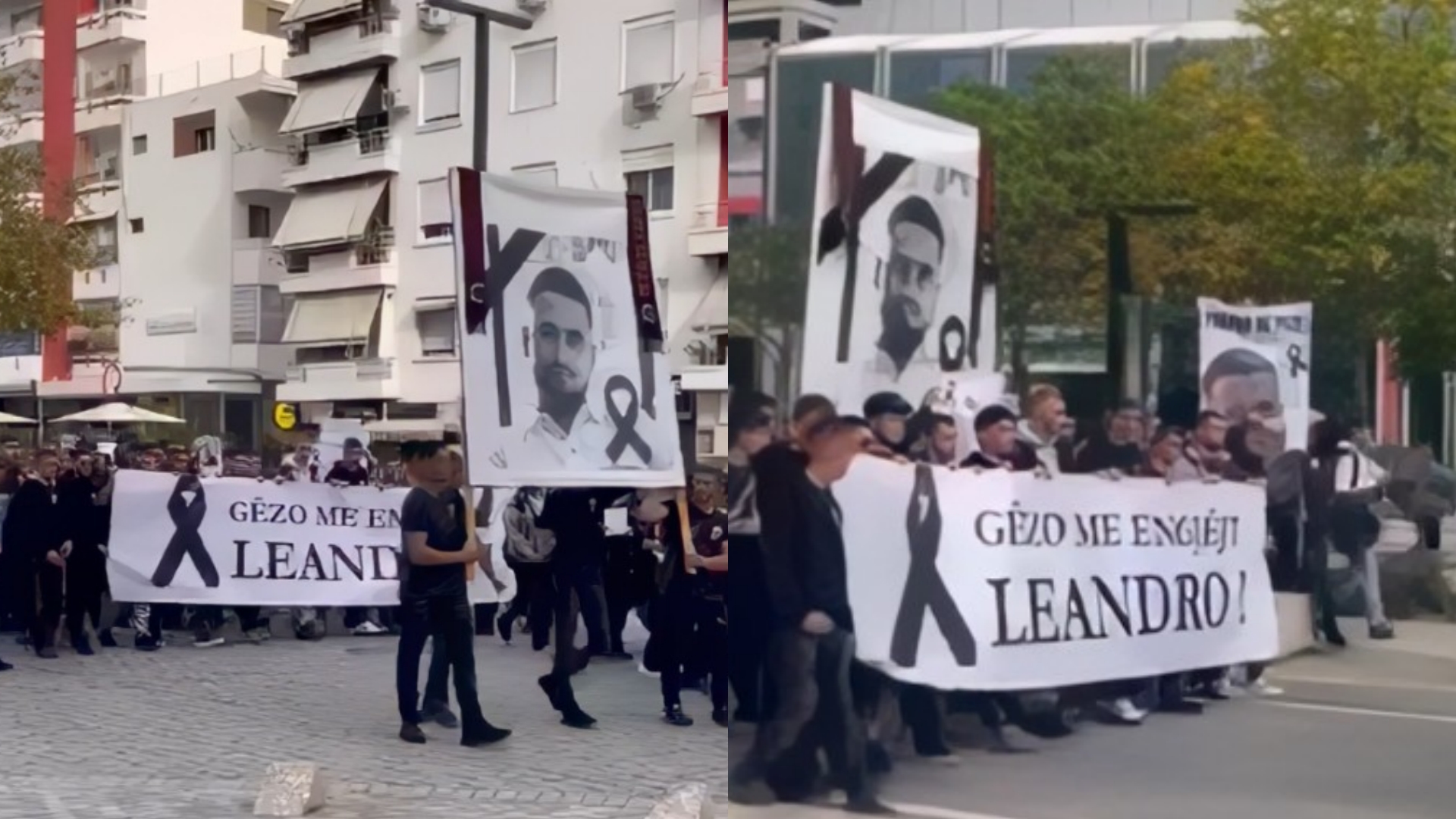 “Gëzo me engjëjt Leandro!”/ Vlonjatët nderojnë 17-vjeçarin që u përplas nga “Porsche”