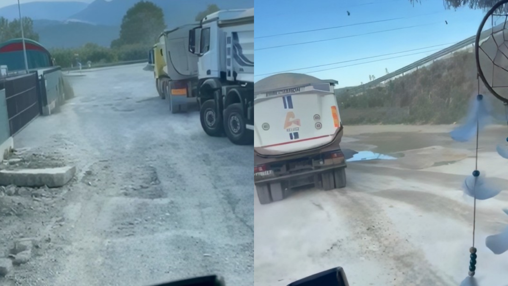 Qytetari: Rruga që të çon nga Thumana në Fushë-Krujë ka 1 vit në këtë gjendje