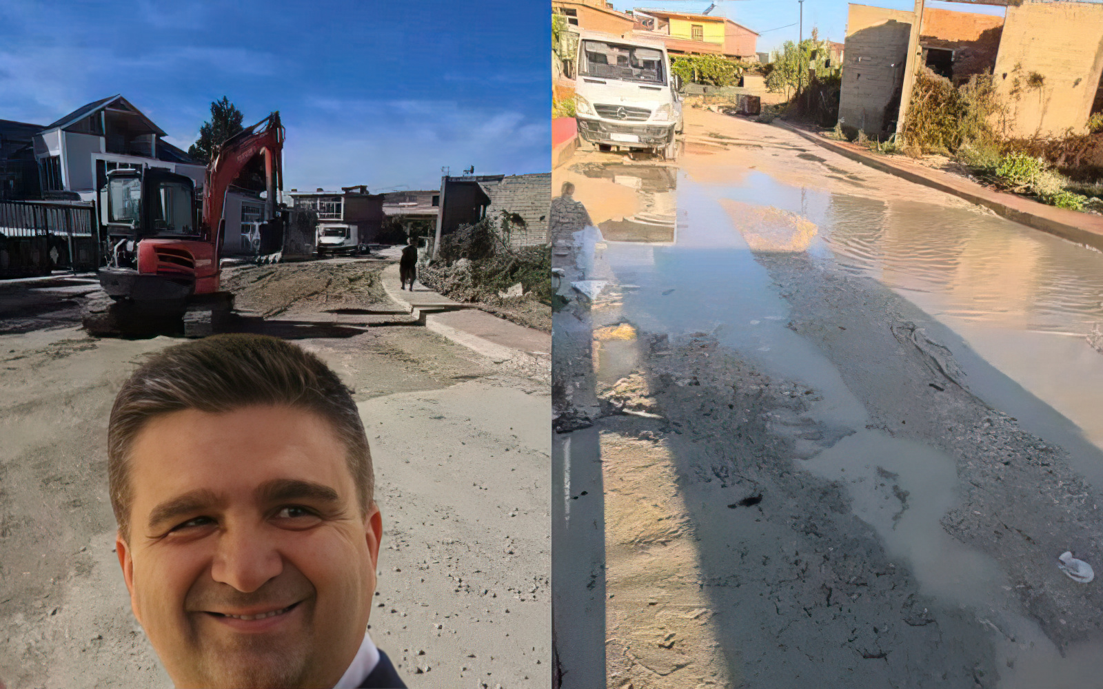 Banorët e Cakranit detyrohen të rregullojnë vetë pedonalen e shkatërruar