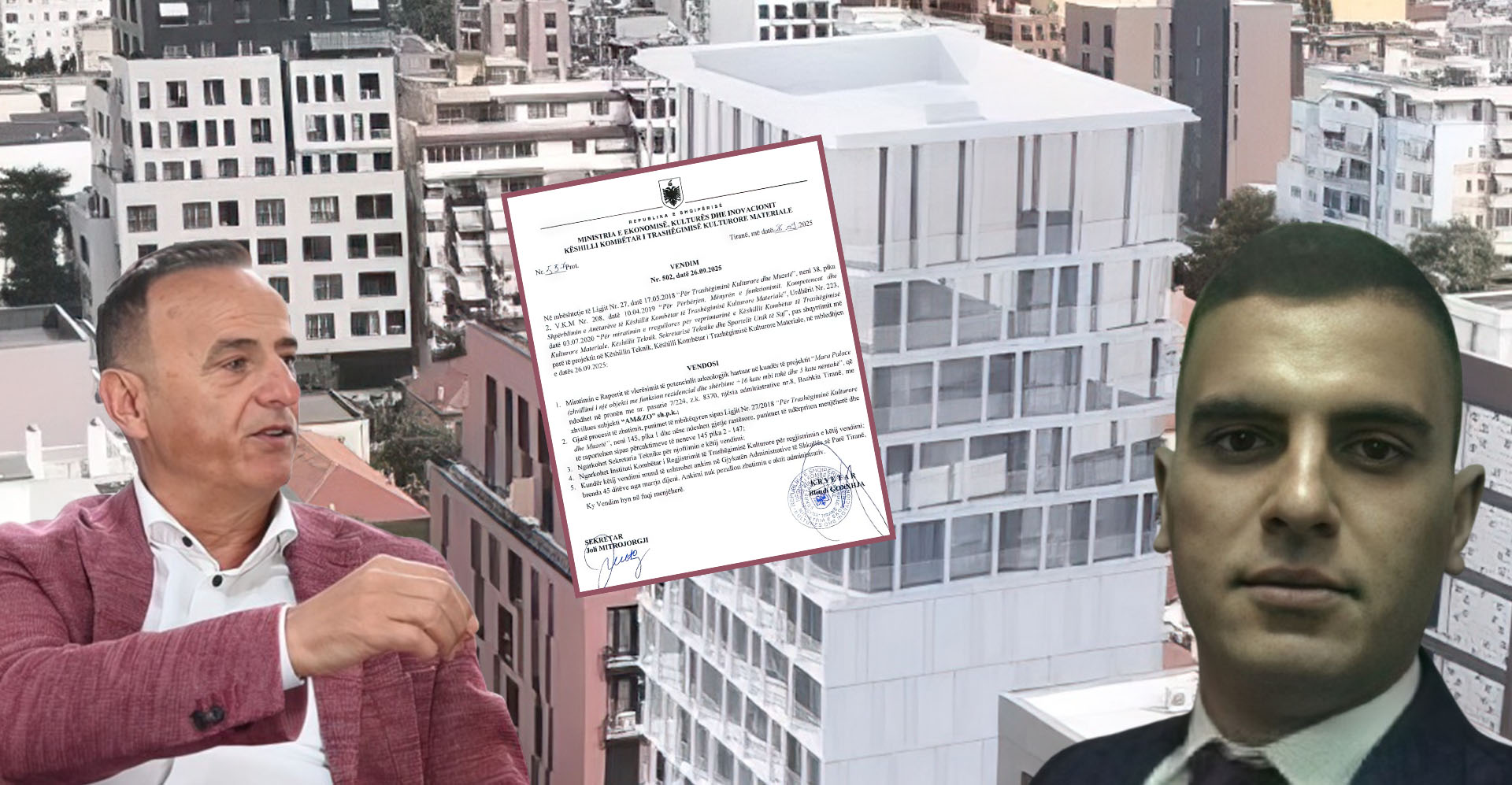 Djali i kryebashkiakut të Pogradecit merr leje për kullë 16-katëshe në zemër të Tiranës