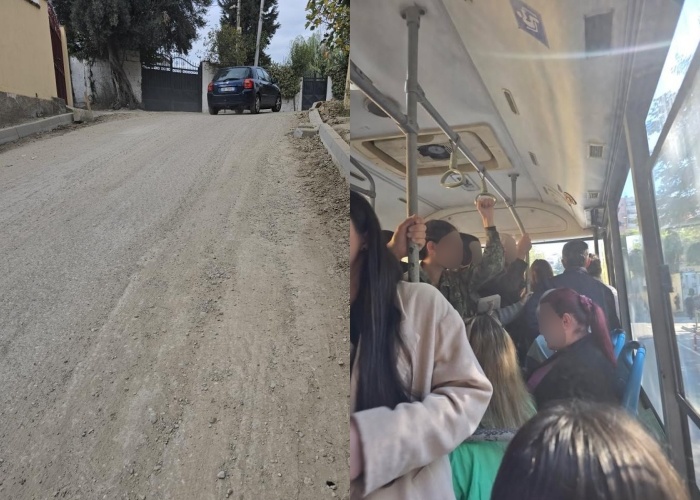 Tek “Vilat Gjermane” në Tiranë, banorët përballen me pluhur, gropa dhe urbanë të vjetër