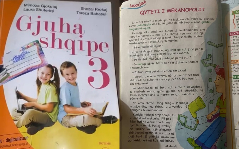 Prindërit kritikojnë tekstin e Gjuhës Shqipe 3  Jo vetëm pa kuptim  por edhe pa fjalë shqipe