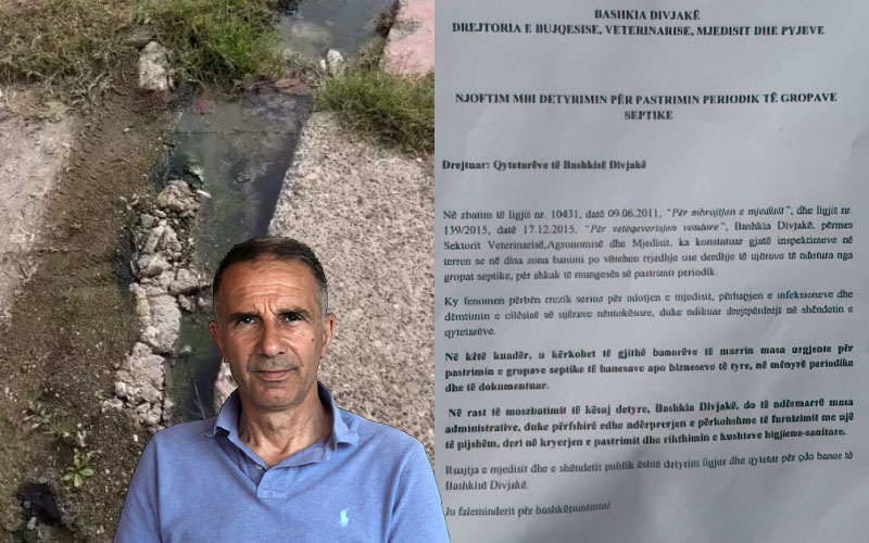 Ujërat e zeza rrezik infeksioni për banorët e një pallati në Divjakë, bashkia në gjumë