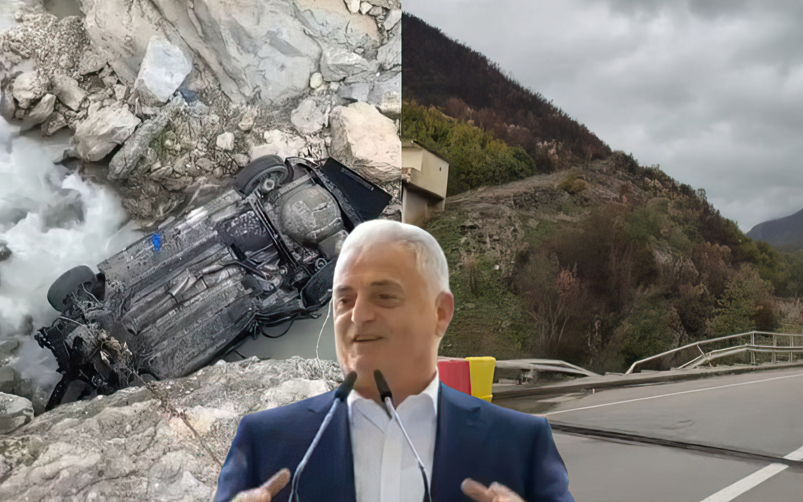 Pesë ditë pas aksidentit, Gjoka lë barrierat mbrojtëse të dëmtuara, rrezik në rrugën e Arbrit