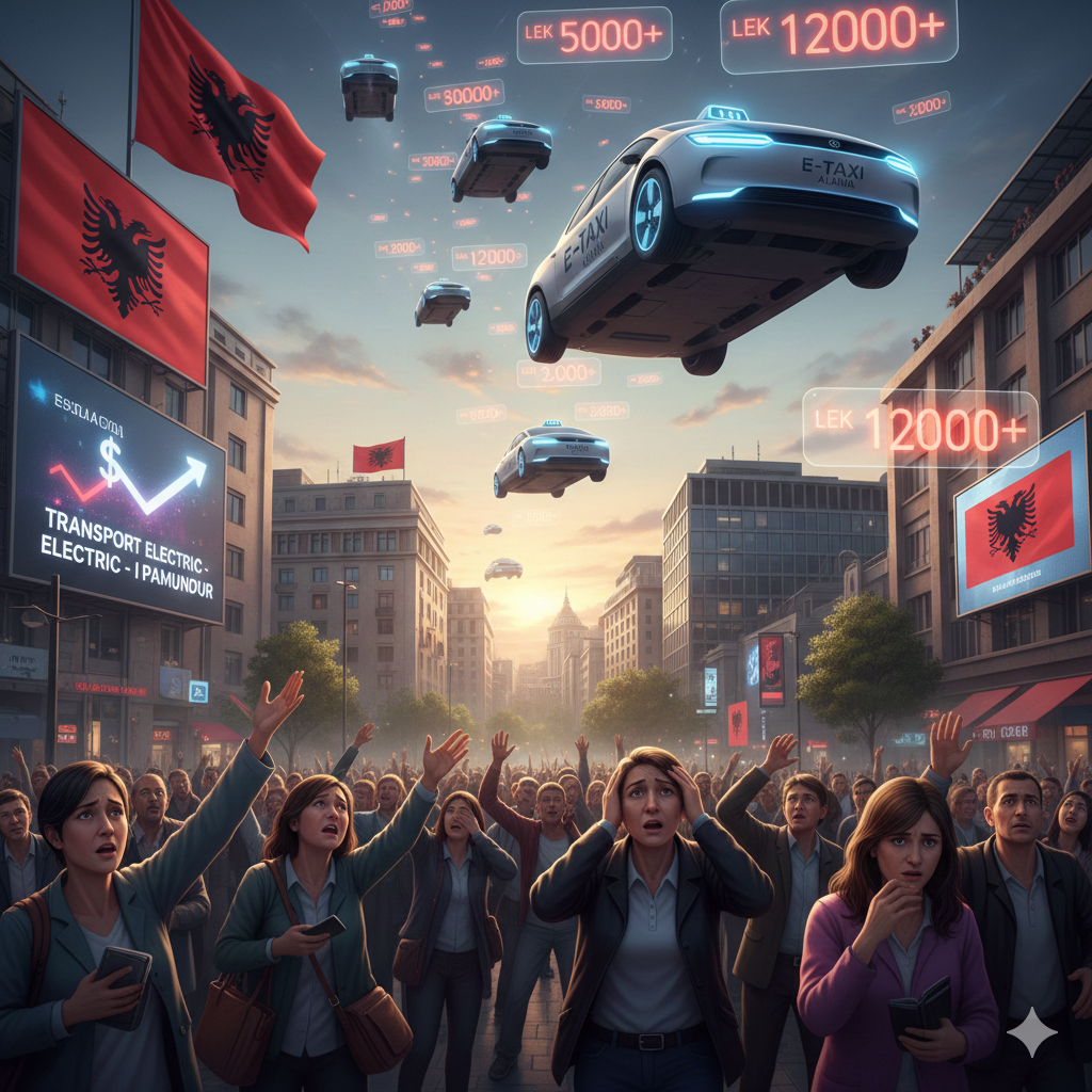 Taksitë elektrike rrisin çmimin në unanimitet: Nga qendra drejt aeroportit të Tiranës varion 1,500 deri 2,000 Lekë