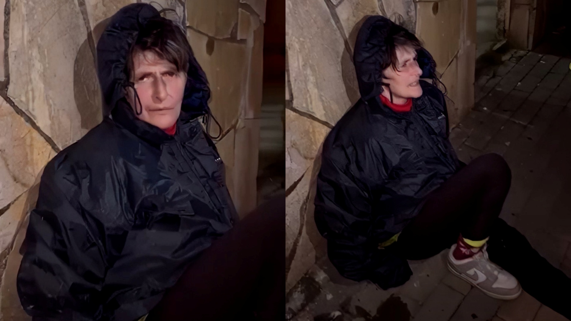 Lindita jeton në mes të rrugës  kërkon ndihmë nga Shqiptarët