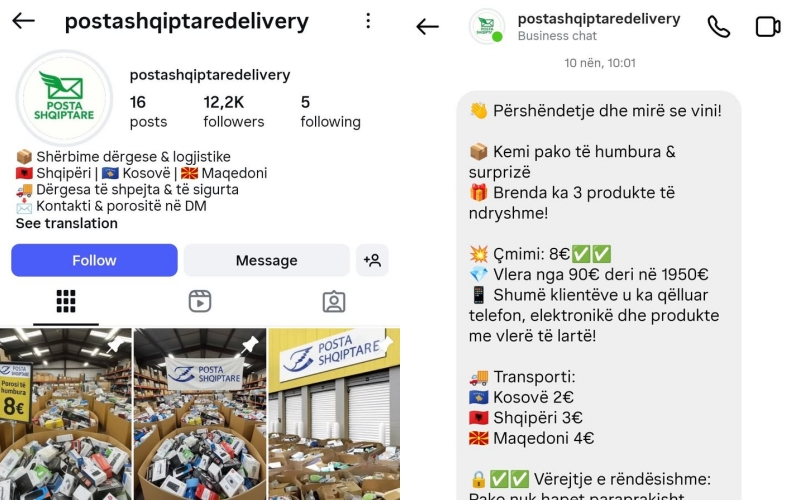 Qytetari denoncon “PostaShqiptareDelivery” për mashtrim me pakot e humbura