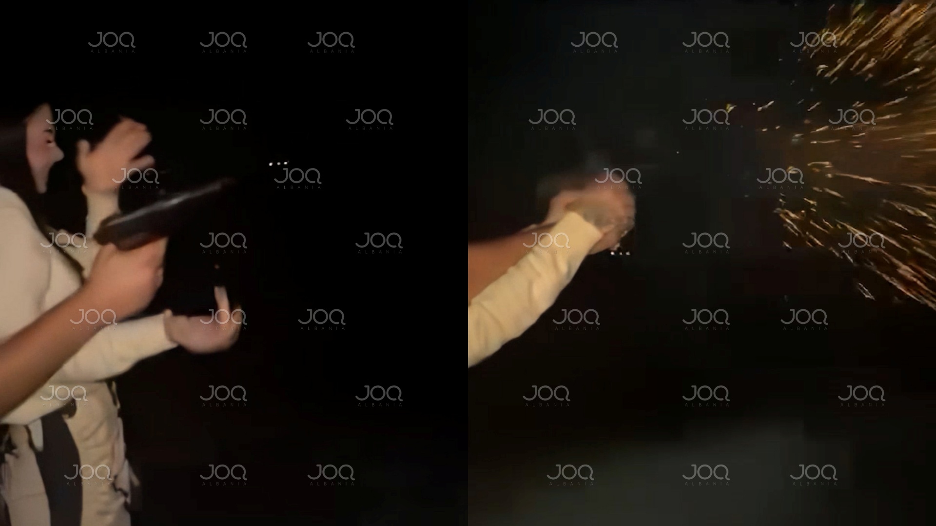 Djali i mëson vajzës të qëllojë me pistoletë, videon e publikojnë në internet