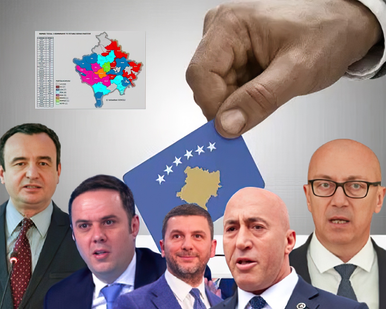 Balotazhi i zgjedhjeve në Kosovë/ LDK dhe VV fitojnë nga 7 komuna, PDK 6, AAK 5, Lista Srpska 10