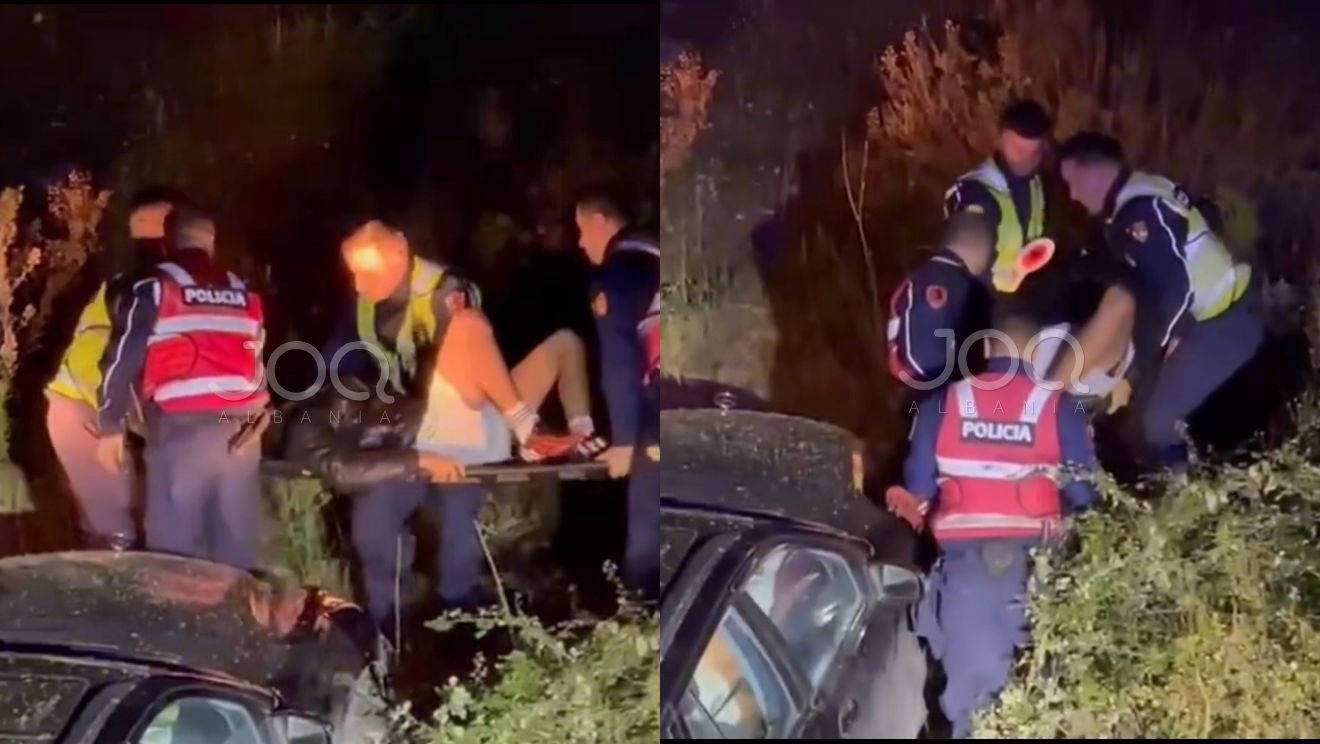 Policët “heronj” që u shpëtuan jetën 5 të rinjve të aksidentuar në Novoselë