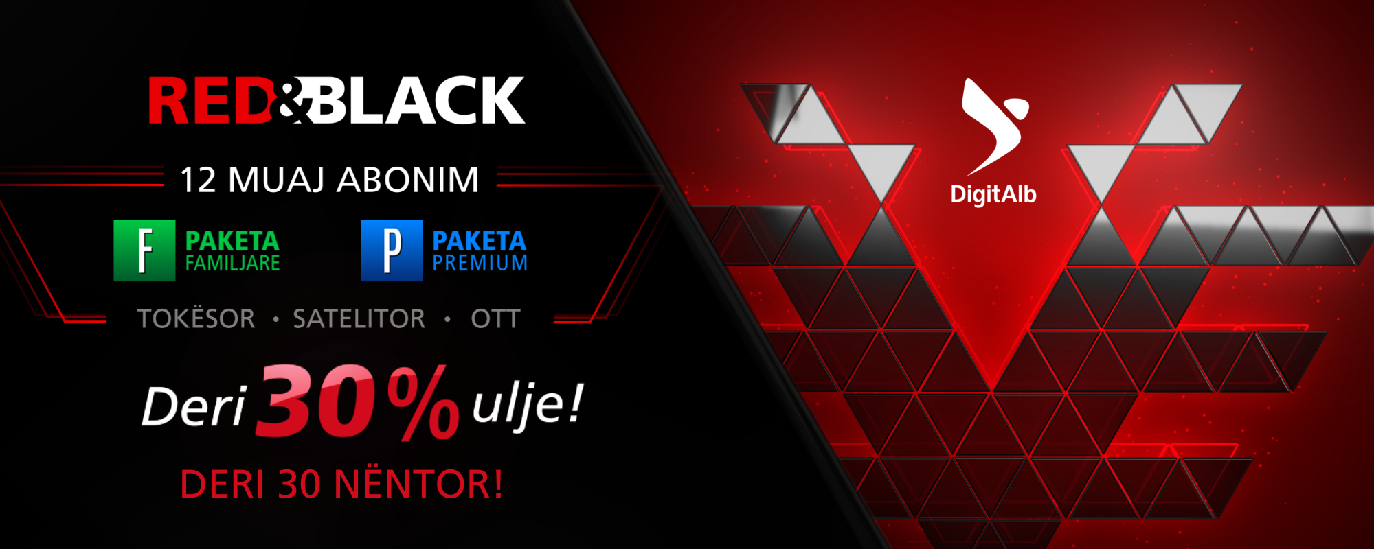 DigitAlb feston Nëntorin KUQeZI me ulje deri në 30% për paketat 12-mujore
